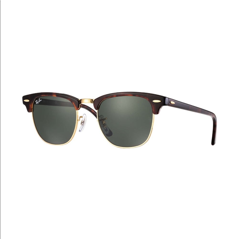 Ray-Ban Clubmaster Sunglasses with Green lenses
